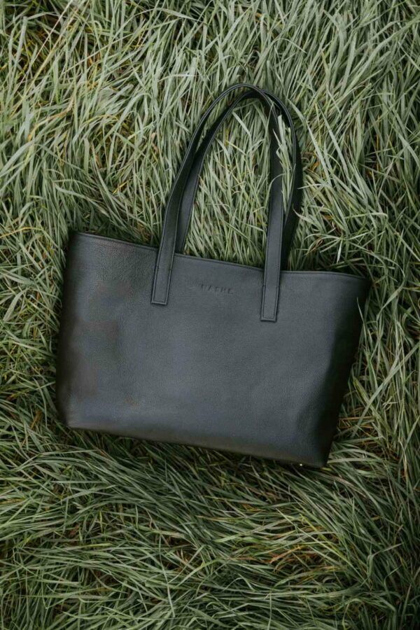 DREAM BAG - shopper bag - skórzana torebka szoperka - czarna