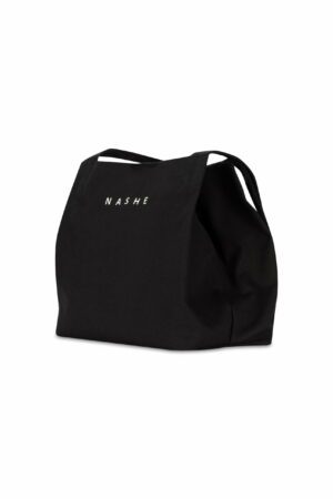 DAILY BAG - Torba bawełniana z podszewką - shopper bag - czarna